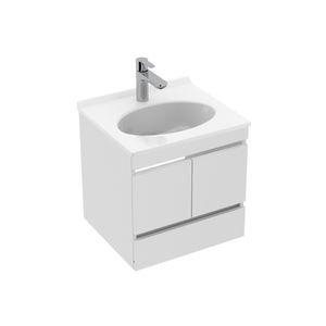 Kit Lavamanos Blanco Quadratto + Mueble Macao Life Blanco 48cm x 43cm