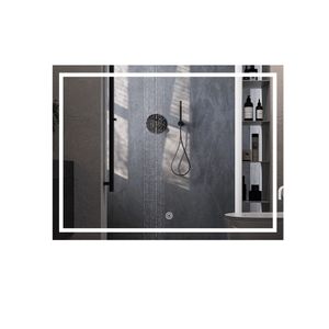 Espejo Decorativo Cuadrado Con Luz Led Cook