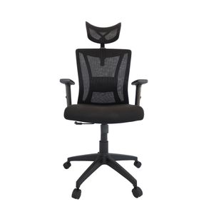 Silla De Oficina Virginia Base Nylon Negra