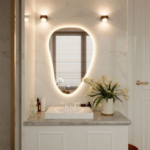 Espejo vir 90X60X4mm luz led touch