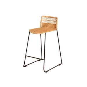 Butaco Cubico Mimbre 75 Cm