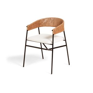 Silla Maye ll Sintetico Macadamia