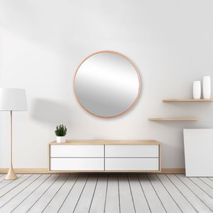 Espejo Decorativo Celina Dorado Diámetro 65 Cm
