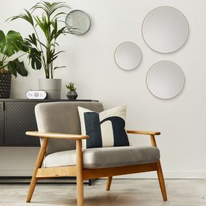 Espejos Decorativos Mulata Color Arena Set X 3 Und