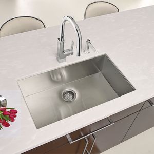Lavaplatos Rectangular Moen En Acero Inoxidable