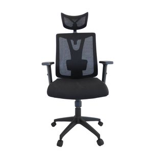 Silla De Oficina El Paicol Base Nylon Negra