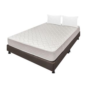 Combo Colchón Queen 160X190 Cm Espumado Multisleep Café