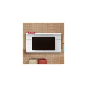 Panel Mueble De Tv 60" Bertolini Incluye Soporte Color Blanco
