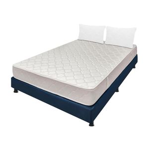 Combo Colchón Doble 140X190 Cm Espumado Multisleep Azul