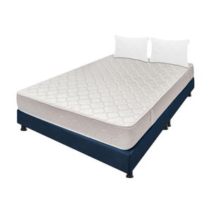 Combo Colchón Queen 160X190 Cm Espumado Multisleep Azul
