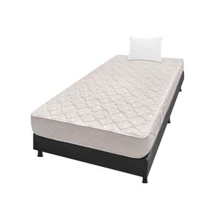 Combo Colchón Sencillo 100X190 Cm Espumado Multisleep Gris
