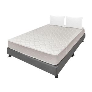 Combo Colchón Queen 160X190 Cm Espumado Multisleep Gris