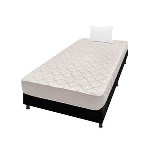 Mega Combo Colchón Sencillo 100X190 Cm Espumado Multisleep Negro