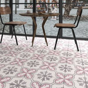 Porcelanato Swansea Rosa precorte 45X45 Mate
