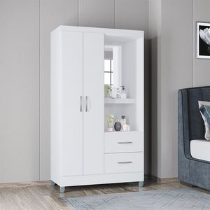 Closet Cordoba 2 Puertas Blanco