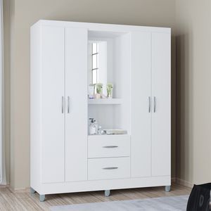 Closet Cordoba 4 Puertas Blanco
