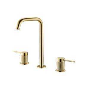 Grifería 8" Diamanto Oro Mate