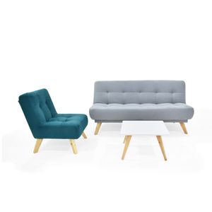 Set De Sala Porto Con Poltrona Y Mesa Nova