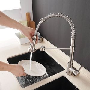 Grifería Extensible En Acero Inoxidable Persefone Cohelum Fs07