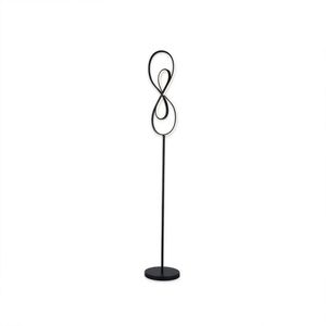 Lampara De Piso Eterniti Led Negro