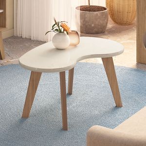 Mesa De Centro O Auxiliar En Mdp 91X44 Cm Blanco