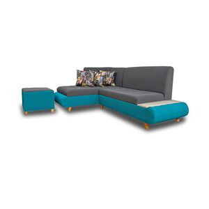Sofa Esquinero Frances + Puff