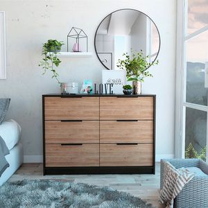 Comoda 4 Cajones Kaia RTA CWM 5010 Wengue - Miel