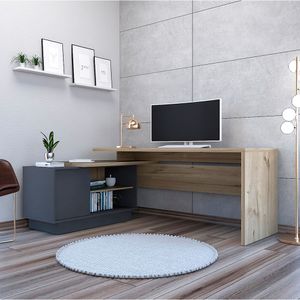 Escritorio Office 14 RTA EDP 5825 Duna - Plomo