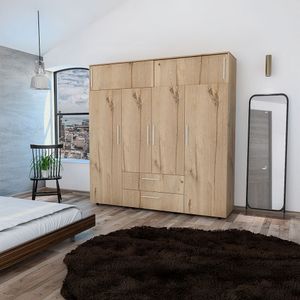 Armario Luque 200cm x 204cm x 50cm RTA Duna Blanco
