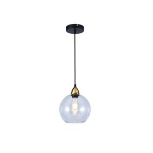 Lampara Colgante Jacoba Cristal Negra