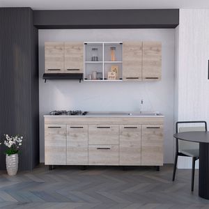 Cocina 180 Ankara Mzn Der Rta Ceniza-Blanco CBZ 9336