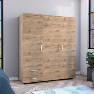 Closet Dassel 161 X 140 X 51 Rta Macadamia-Blanco CMB 7806