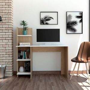 Escritorio Vilna 120 Rta Rovere-Blanco ERB 4868