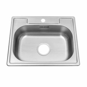 Lavaplatos de Empotrar Challenger Sencillo Acero Inoxidable - LV 3609