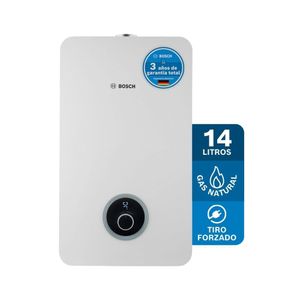 Calentador de agua 14 Lt tiro forzado de paso a gas natural Therm 2400 F BOSCH