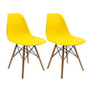 Kit x 2 Sillas DKR Tipo Eames Para Comedor