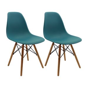 Kit x 2 Sillas DKR Tipo Eames Para Comedor