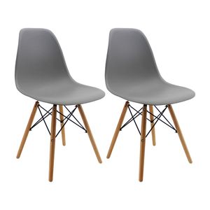 Kit x 2 Sillas DKR Tipo Eames Para Comedor