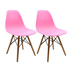 Kit x 2 Sillas DKR Tipo Eames Para Comedor