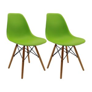 Kit x 2 Sillas DKR Tipo Eames Para Comedor