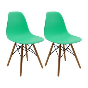 Kit x 2 Sillas DKR Tipo Eames Para Comedor