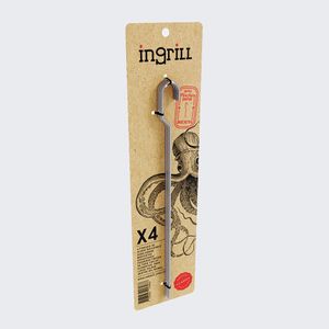 Pinchos Para Barril X 4Und En Acero Inoxidable