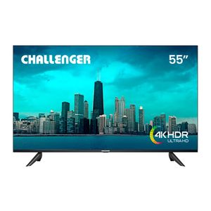 Televisor 55 Pulgadas Smart Google TV 4K Challenger