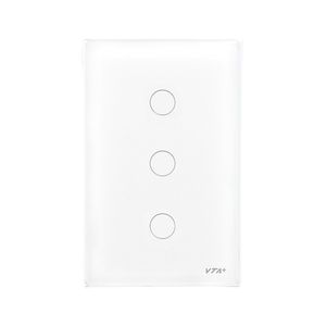 Interruptor Touch Triple Link IoT VTA+ Smart Home Blanco