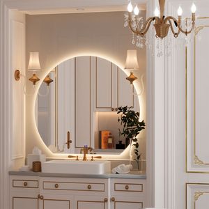 Espejo hadar 90X80X4mm luz led touch