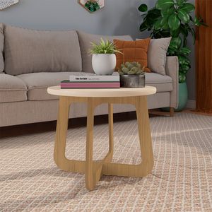 Mesa de centro MDP de 59 cm Roble
