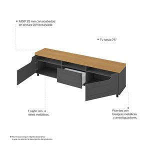 Mueble para TV 75" Mercury