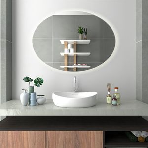Espejo Para Baño Led+Touch Ref. Oval
