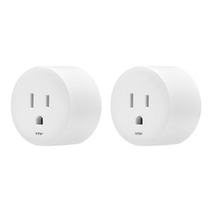Set X2 Tomacorrientes Sencillos DOT VTA+ Smart Home Blanco