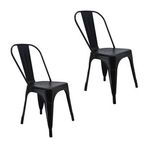 Kit x 2 Sillas Titan Tipo Tolix Metalicas